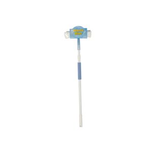 Ettore 2 in 1 Squeege or Scrubber Window Wand White and Blue 10inch